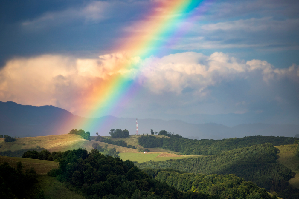 What actually creates a rainbow?